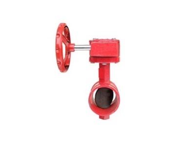 消防涡轮沟槽蝶阀